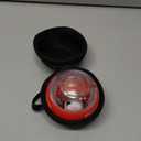 Auto-Start Wrist Power Gyro Ball with LED Lights, Wrist Strengthener and Forearm Exerciser for Stronger Arm Fingers and Muscle (Colourful Light-Red)