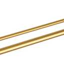 GERZWY Bathroom Double Towel Bar 24-Inch Gold Stainless Steel Modern Round Style Bath Hand Towel Rack Wall Mount