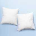 Nestl Throw Pillows for Couch, 26x26 Pillow Inserts, Soft Throw Pillow, Lightweight 26x26 Pillows, Machine Washable Sofa Pillows, White Throw Pillows, Premium Euro Pillow Insert Set of 2