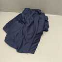 XXTAXN Women's Sexy Wrap V Neck Long Sleeve Flowy Hem A Line Ruched Waist Corest Mini Dress Navy XL