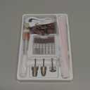 Cordless Nail Drill 35000RPM, Portable Electric Nail File for Acrylic Gel Nails, Professional Manicure Pedicure Kit, Rechargeable Pedicure Tools for feet with LCD Display, Low Noise Low Vibration (Rose Gold)