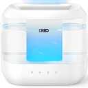 Dreo Humidifiers for Bedroom, 4L Top Fill for Large Room, 36H Runtime, 28 dB Quiet Supersized Cool Mist Air Humidifier for Baby Nursery, Plants, Indoor, Night Light, Easy to Clean & Fill, White