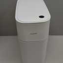 JUDRDO 3.5 Gallon Slim Automatic Trash Can for Bathroom,Touchless Garbage Can with Trash Bag Auto-adsorption Technology,Motion Sensor Waterproof Trash Bins for Bedroom Office Kitchen Toilet