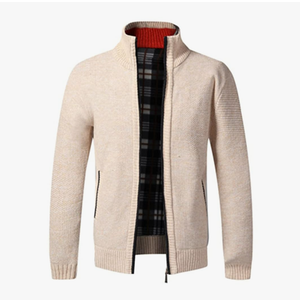 YeoKou Men's Sweaters Winter Thick Warm Knitted Sweater Cardigan Coats Knitted Clothing, M