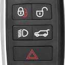 Keyecu for Land Rover Discovery Range Rover 2018 2019 2020 Replacement Remote Car Key Fob 315MHz 5 Buttons KOBJXF18A, Half KeylessNon-intellegient