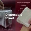 Disposable TowelsBath Towels Camping I Gym I Barber10 Count, Individually Packed, Large Size (15.7x29.5)Extra thick