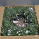 WBHome 18" Norfolk Pine Wreath for Front Door, Real Touch Artificial Green Wreath Greenery Realistic Holiday Decoration for Indoor Outdoor, 2 PCS