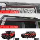 Mabett Window Visor Rain Guards for 2021-2024 Ford Bronco 4-Door