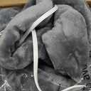 Bedsure Electric Blanket Queen Size - Dual Control Heated Blanket Queen, GentleSoft Fast Heating with 10 Time Settings & 10 Heat Settings, Warm Gift for Grandma (84x90 inches, Grey)