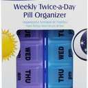 Apex Twice-A-Day Weekly Pill Organizer 1 ea (Pack of 8)