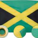 ROTERDON Jamaica Flag 3x5 Ft Outdoor - Heavy Duty Jamaican Flag, Stitches polyester Fade Resistant for Outdoor Indoor