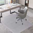BesWin Office Chair Mat for Carpets, 30" x 48" Low Pile Carpet Protector Mat for Office Chair, Heavy Duty Computer Desk Floor Mat for Carpeted Floors, Easy Glide and Flat Without Curling