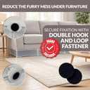Petsy Under Couch Blocker Extra Long 138" x 7.9" Furniture Barrier for Dogs & Cats Prevent Pets from Hiding Under Beds or Sofas Protect Floors & Keep Your Home Clean, Safe, and Pet-Friendly