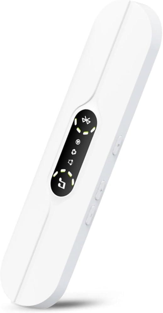 Pillow Speaker for Sleeping, Mini Bone Conduction Portable Sleep Aid with Stereo Bass, Bluetooth Sleep Bar for Deep Sleeping with White Noise, with Volume Control-Supports TF Function