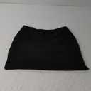 Womens Mini Skorts Sexy Mid-Waisted Pencil Bodycon Short Skirts with Side Split 2025 (Large, Black)