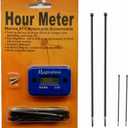 Inductive Hour Meter for Gas Engine Generator Lawn Mower Pressure Washer Marine ATV Boat Outboard Motor Dirt Bike Motorcycle Waterproof Hr Meters - Blue (1)