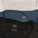 3 Count Women's Long Sleeve Shirts, Black, White, Navy Blue, L