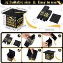 Crtiin 100 Pcs Graduation Candy Boxes with Tassel Graduation Party Favors 2026 Graduation Gifts Graduation Decorations Grad Cap Candy Box for Candy Biscuit Chocolate Supplies (Black and Gold)
