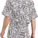Male Hawaiian Rompers Personalized Graphic Printed Jumpsuit for Men with Bucket Hats