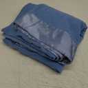 Thermee Micro Flannel King Size Blankets, Lightweight All Seasons Cozy Blanket, Throw Blankets for Home and Living Room, Comfy & Soft Blanket for Couch, Machine Wash, No Pilling - Cornflower Blue (Full/Queen)