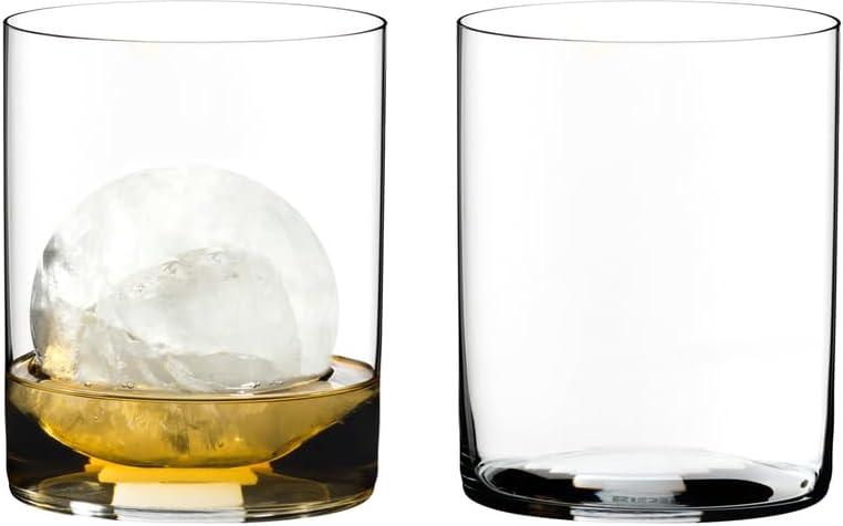 Riedel O Wine Tumbler Whisky H20 Glass, Set of 2 (Clear)