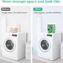 5.5L Large Capacity Container With One-Press Lid - Laundry Room Organization and Storage Decor - Airtight Dishwasher Pod Holder