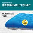 Sierra Designs Queen & Single Camping Air Bed Mattress for Car Camping, Trave, and Camp (Pump Included)