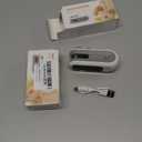 2Pcs Mini Bag Sealer, Rechargeable Heat Sealing Machine, 2 in 1 Chip Bag Sealer with Cutter and Magnet, Portable Bag Resealer Machine, Handheld Food Sealer for Snack Plastic Bags Food Storage, White