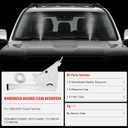 Windshield Washer Reservoir Tank for Toyota Tacoma 1998-2004 | No Bottom Sensor Hole Washer Fluid Reservoir | ABS Plastic Windshield Wiper Pump Tank Replace for 8531504050