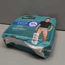 Depend Fresh Protection Adult Diapers, Incontinence Underwear for Men, Disposable, Maximum, Small/Medium, Grey, 19 Count