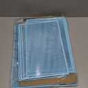 Marbrasse 2 Pack Desk Organizer with Handle, 6 Tier Paper Letter Tray, Mesh Desk File Organizer for Office, School and Home - Blue