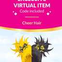 Royale High 3 School Spirit Fashion Pack: Cheerleading - Dark Series 1-1 Figure with 15 Accessories - Wings Become Rings - Virtual Item Code Included - Ages 5+, 20.32 cm