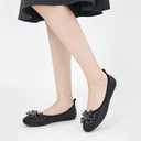 Aomigoct Ballet Flats for Women Shoes: Comfortable Round Toe Work Flats - Ladies Wedding Slip On Dressy Shoes, 6.5