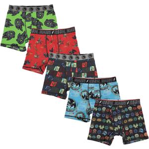 Bioworld How To Train Your Dragon Boy's 5-Pack Boxer Briefs (10)
