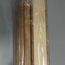 LazBlinds No Tools No Drill Cordless Bamboo Roman Shades, Light Filtering Window Treatment, Roll Up Bamboo Blinds for Windows 21'' W x 64'' H, Brown