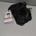 Men's 80s Short Black Mullet Wig, Disco Rocker Punk Synthetic Cosplay Halloween Wig
