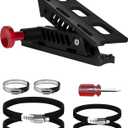 Adjustable Fire Extinguisher Mount, Easy Install on Roll Bar/ Cage Fire Extinguisher Holder, Quick Release Mounting Bracket for Jeep Wrangler JT TJ JKU JK JL UTV Cam-Am X3 Polaris RZR Ranger