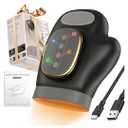 Professional Hand Massager with Heat Compression Therapy, 3 Massage 4 Temperatures 5 Compression Pain Relief Glove, Arthritis & Wrist Carpal Tunnel Neuropathy Circulation, Gifts for Women/Men