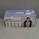 AMZPONY Cordless Neck Massager for Pain Relief Deep Tissue, Rechargeable Shiatsu Neck and Back Massager with Heat Kneading Shoulder Massage for Body Muscle Pain Relief,Gifts for Dad Mom Friends (Black)