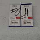 Set of 2: 1) ZGear® Silicone Sync & Charge Cable For USB-C, 2) ZGear 10 Foot Braided Sync & Charge Cable For USB-C