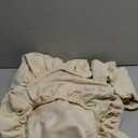 Smiry Waterproof Seat Covers for Dining Room Chairs Set of 4, Stretch Jacquard Removable Washable Chair Seat Slipcovers Protector, No Rear Covers, Beige