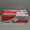 54 Inch x 200 Feet White Plastic Tablecloth Roll Cut to Size Disposable Table Cover with Cutter Box Plastic Table Cloth for Party, Wedding, Birthday