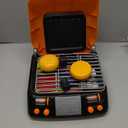 CUTE STONE Cooking Toy BBQ Set, 2 Layers Kids Grill Playset with Play Food, Pretend Smoke Sound and Light, Kitchen Accessories Utensils Toy, Outdoor Camping Barbecue Toys Gift for Toddlers Girls Boys