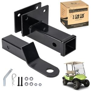 10L0L Golf Cart Rear Chassis Trailer Hitch and Receiver for Yamaha G29 Drive (2007-2016) G&E Golf Cart Model