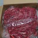 Soulchen Valentine Day Tree Topper 11.8 Inch Heart Tree Topper with Bow Rose Valentines Trees Ornaments Decorations for Valentine's Day Wedding Holiday Party Supplies(Red)