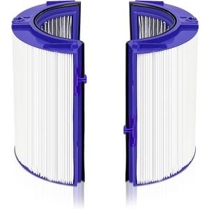 Air Purifier TP06 Filter Replacement Compatible with Dyson PH01 HP07 HP10 TP07 TP10 TP09 HP09 HP06 TP06-360 Combi Glass Pure Cool Hot Humidify Fan Filter & Activated Carbon Filter