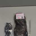 Synthetic Clip in Hair Extensions, 6PCS Natural &Soft Hair& Blends Well Lonng Wavy Hairpieces(20inch,6pcs, Black with Brown Highlights)