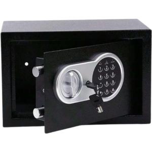 Perel Electronic safe with combination lock, including emergency key and mounting material, 20 x 31 x 20 cm, 4 kg