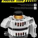 Oktiger Upgraded Alternator for Ford Focus 2012 2013 2014 2015 2016 2017 2018 S Se Sel Titanium 2.0L, Fit for Ford Focus 2012-2018, L4 12V 150A Clockwise 4-Groove Pulley, OE BV6T-10300-EB
