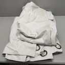 NICETOWN Natural 100% Blackout Linen Curtains 84 inch Long Burg for Living Room, 2 Panels, 52" Wide, Farmhouse Thick Completely Blackout Window Treatment Thermal Insulated Warm Drapes for